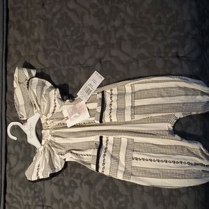 6/9 Month Jessica Simpson Coverall w/headband